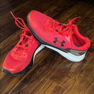 Under Armour Boys Scarlet Running Sneakers